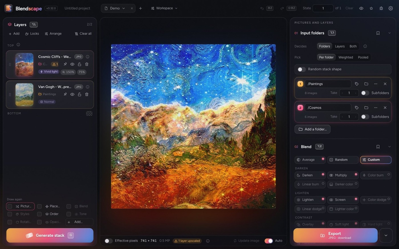 Blendscape app